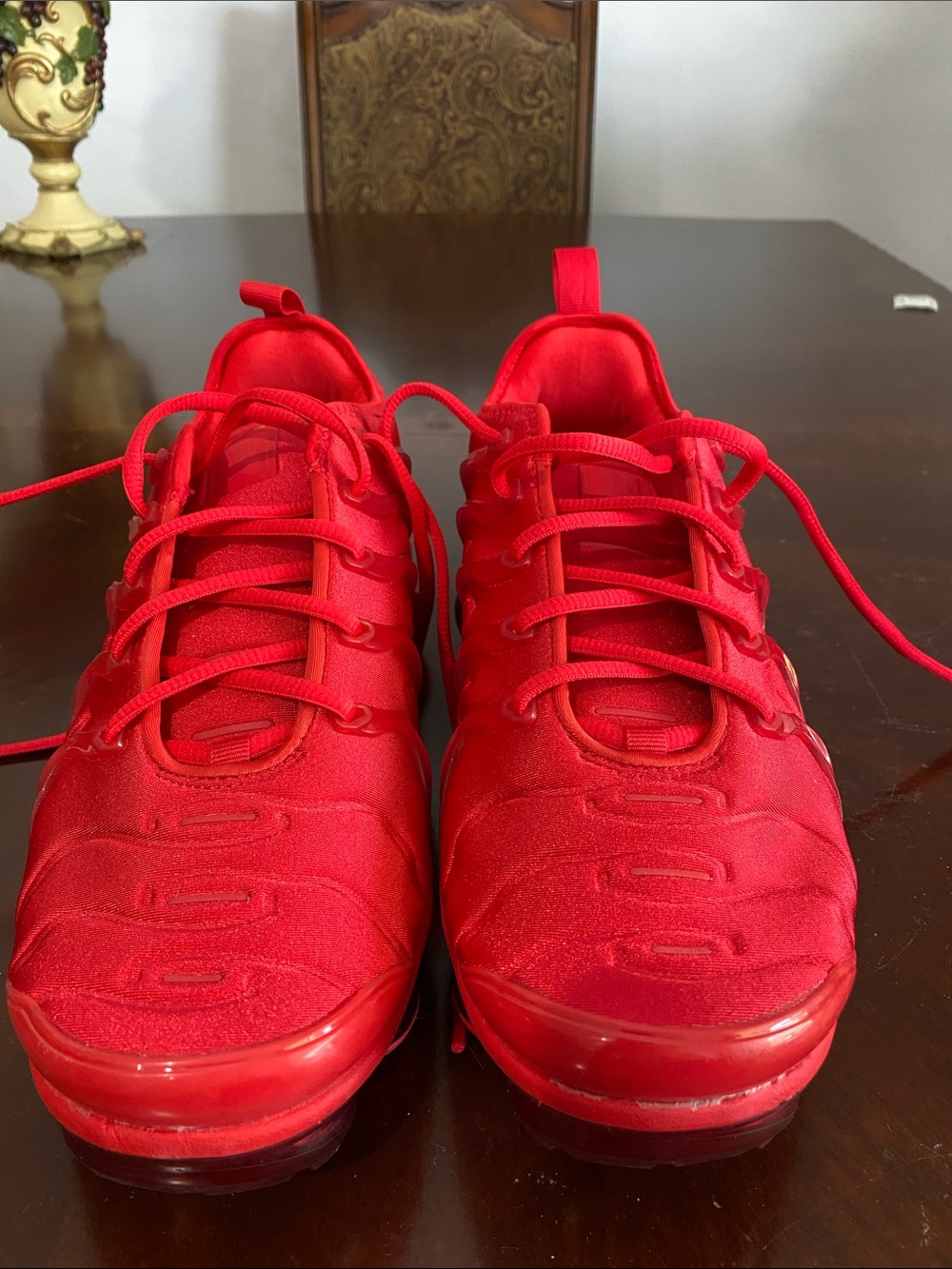 Nike Men's Athletic Sneakers in Bright Red